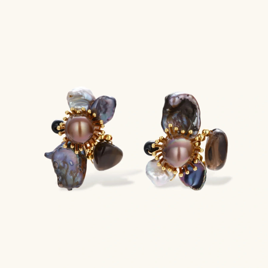 Midnight Bloom Earrings by Sandee Rain Boutique Earrings