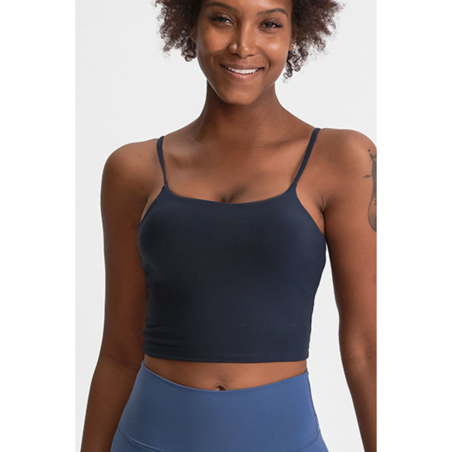 Millennia Feel Like Skin Scoop Neck Sports Cami Apparel and Accessories