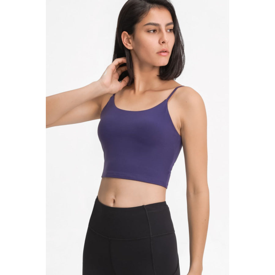 Millennia Feel Like Skin Scoop Neck Sports Cami Apparel and Accessories