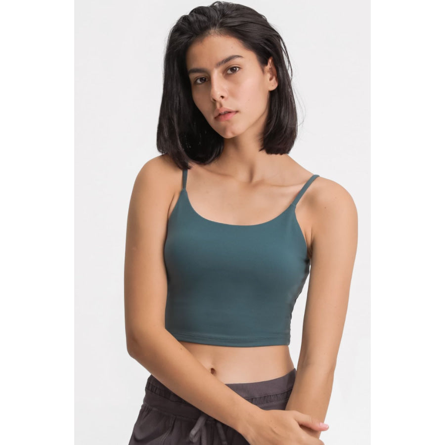 Millennia Feel Like Skin Scoop Neck Sports Cami Apparel and Accessories