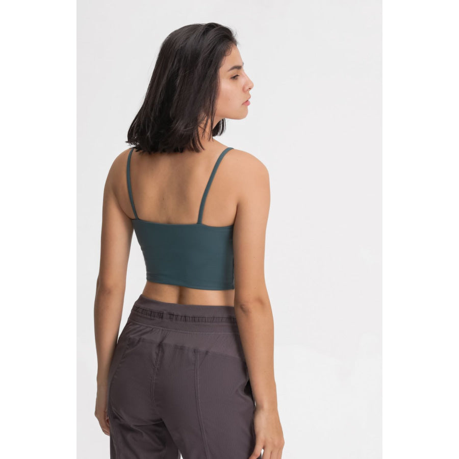 Millennia Feel Like Skin Scoop Neck Sports Cami Apparel and Accessories