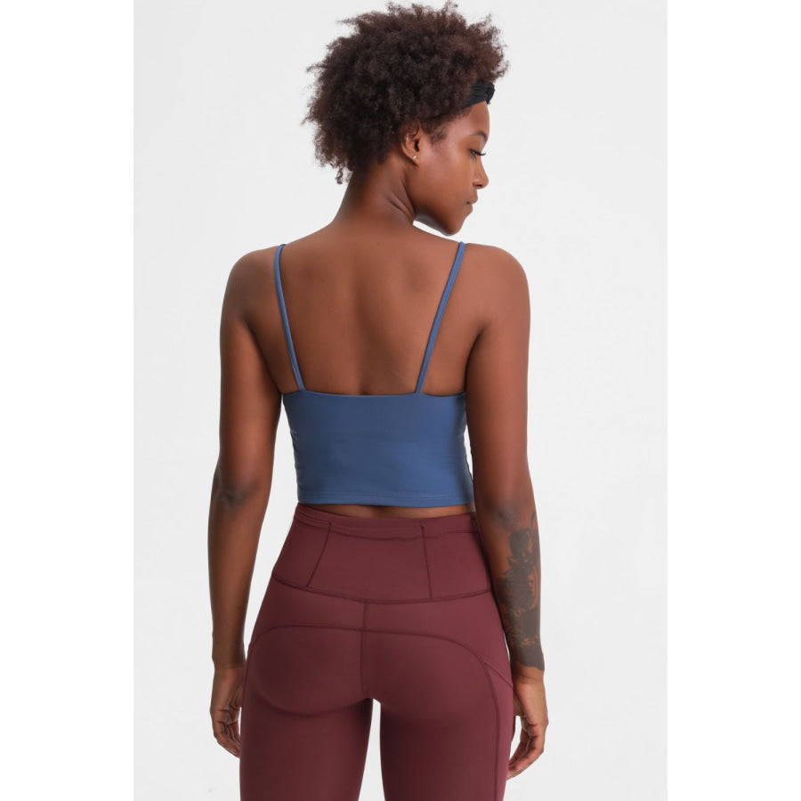 Millennia Feel Like Skin Scoop Neck Sports Cami Apparel and Accessories