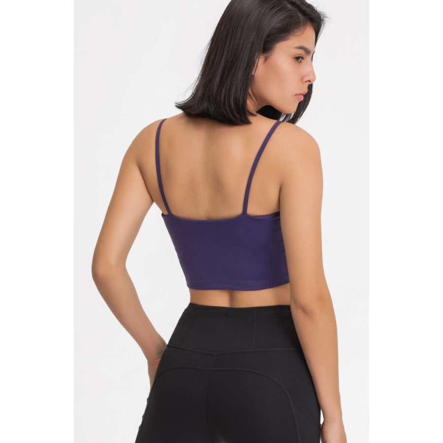 Millennia Feel Like Skin Scoop Neck Sports Cami Apparel and Accessories