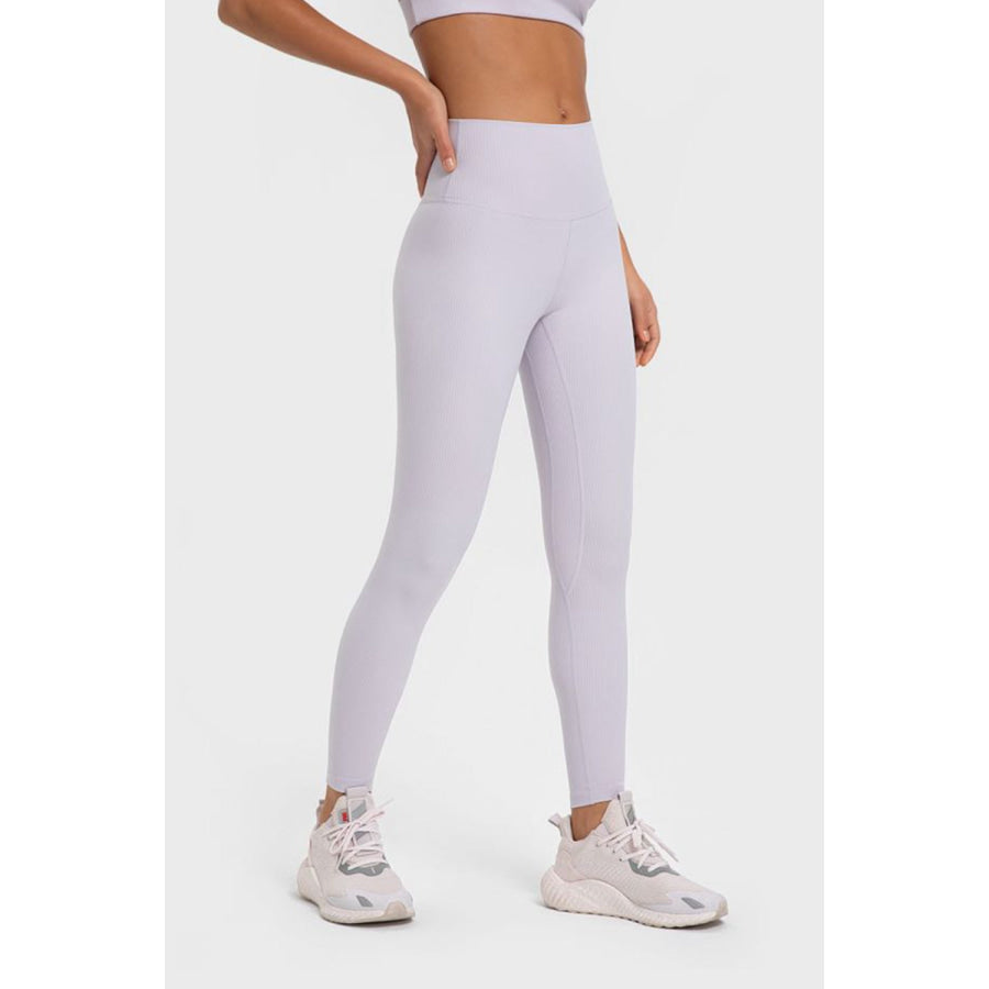 Millennia Highly Stretchy Wide Waistband Yoga Leggings Apparel and Accessories