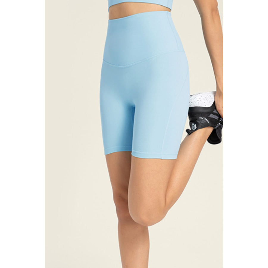 Millennia Seamless High-Rise Wide Waistband Biker Shorts Apparel and Accessories