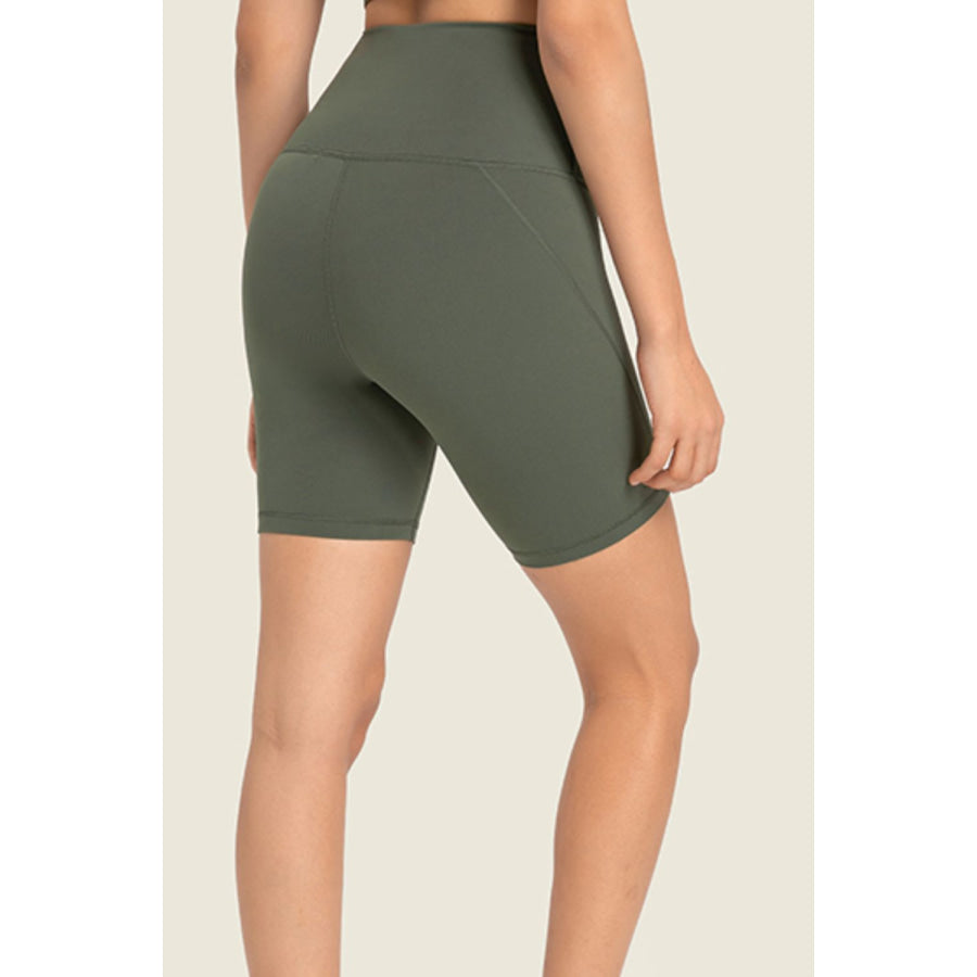 Millennia Seamless High-Rise Wide Waistband Biker Shorts Apparel and Accessories