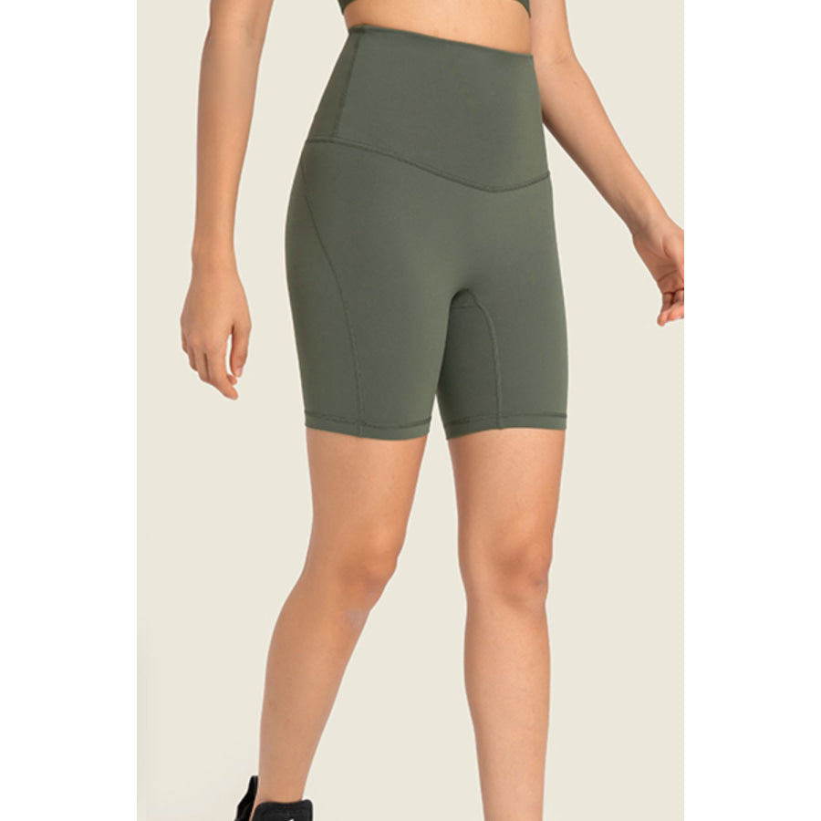 Millennia Seamless High-Rise Wide Waistband Biker Shorts Apparel and Accessories