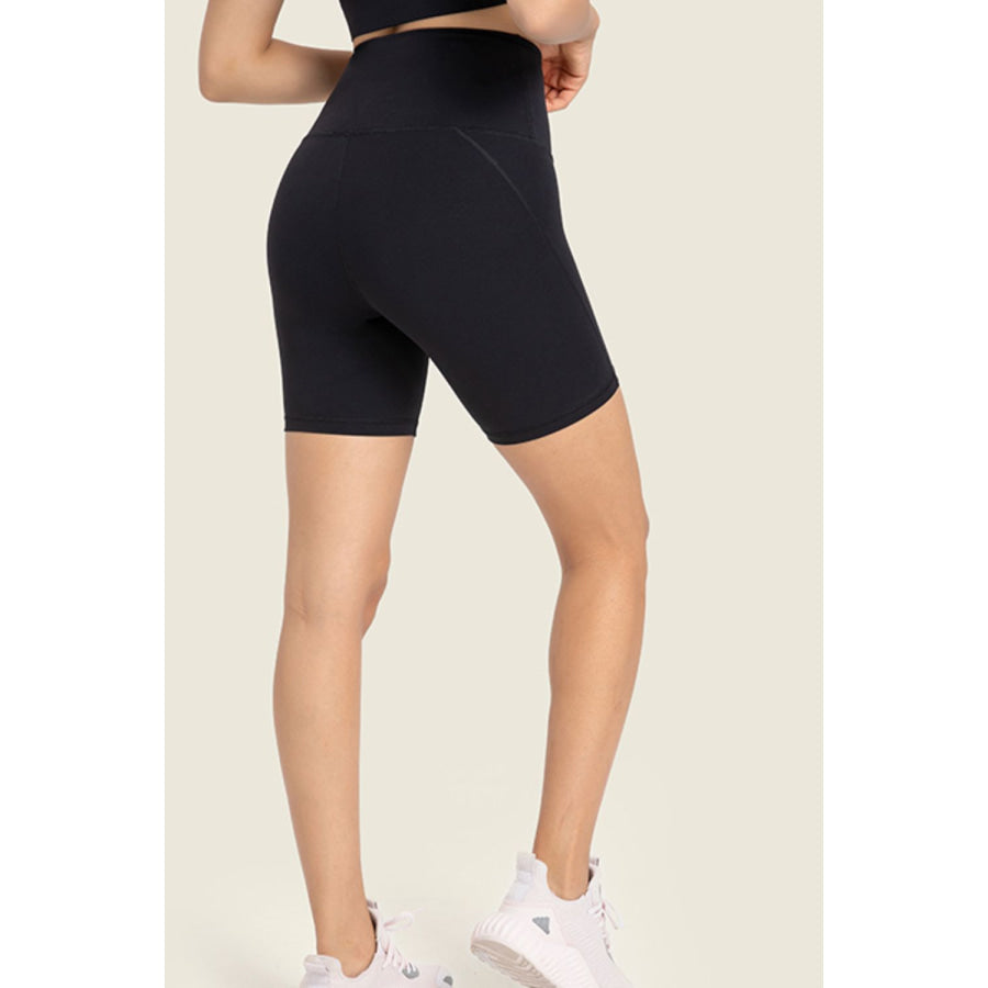 Millennia Seamless High-Rise Wide Waistband Biker Shorts Apparel and Accessories