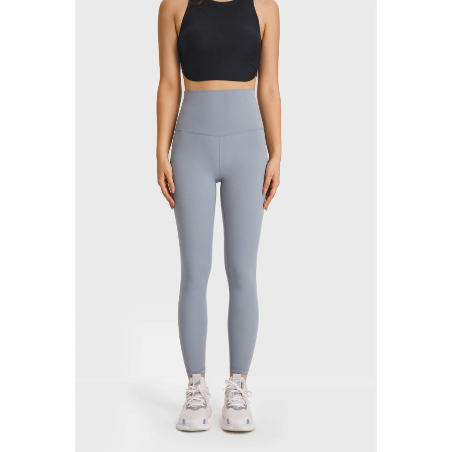 Millennia Ultra Soft High Waist Leggings Gray / 4 Apparel and Accessories