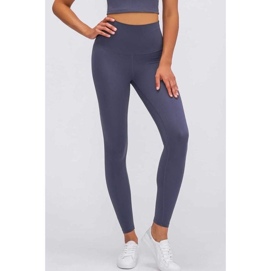 Millennia Ultra Soft High Waist Leggings Steel / 4 Apparel and Accessories