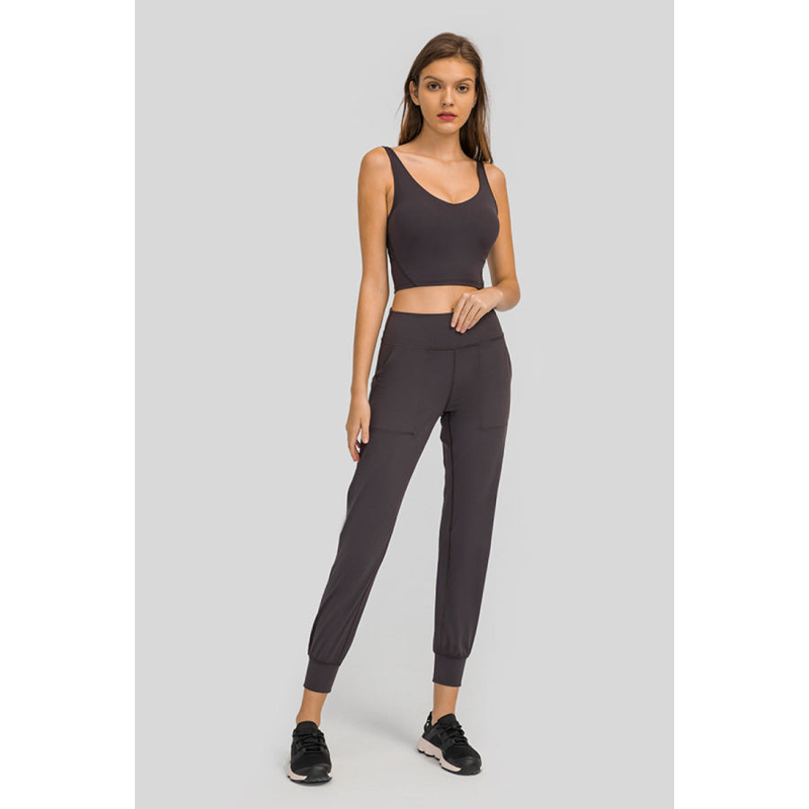 Millennia Wide Waistband Slant Pocket Pants Apparel and Accessories