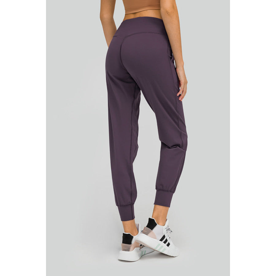 Millennia Wide Waistband Slant Pocket Pants Apparel and Accessories