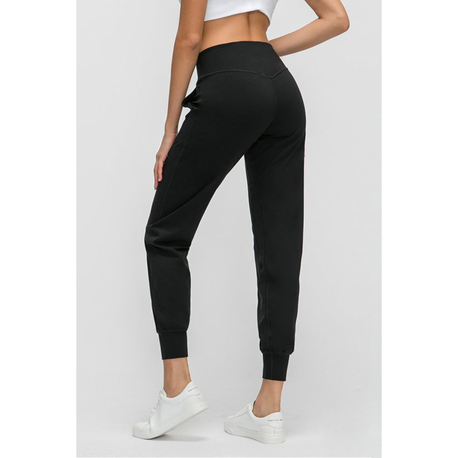 Millennia Wide Waistband Slant Pocket Pants Apparel and Accessories