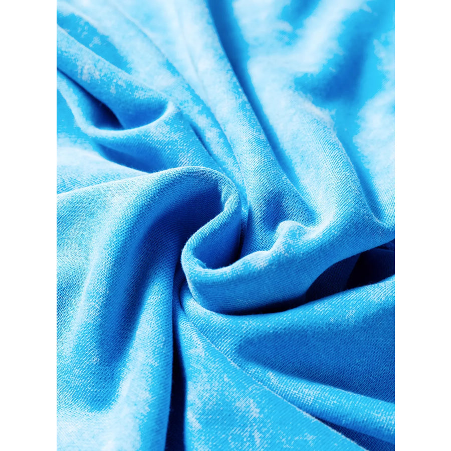 Mineral Wash Raw Seam Double Patched Pocket Sweatshirt Apparel and Accessories