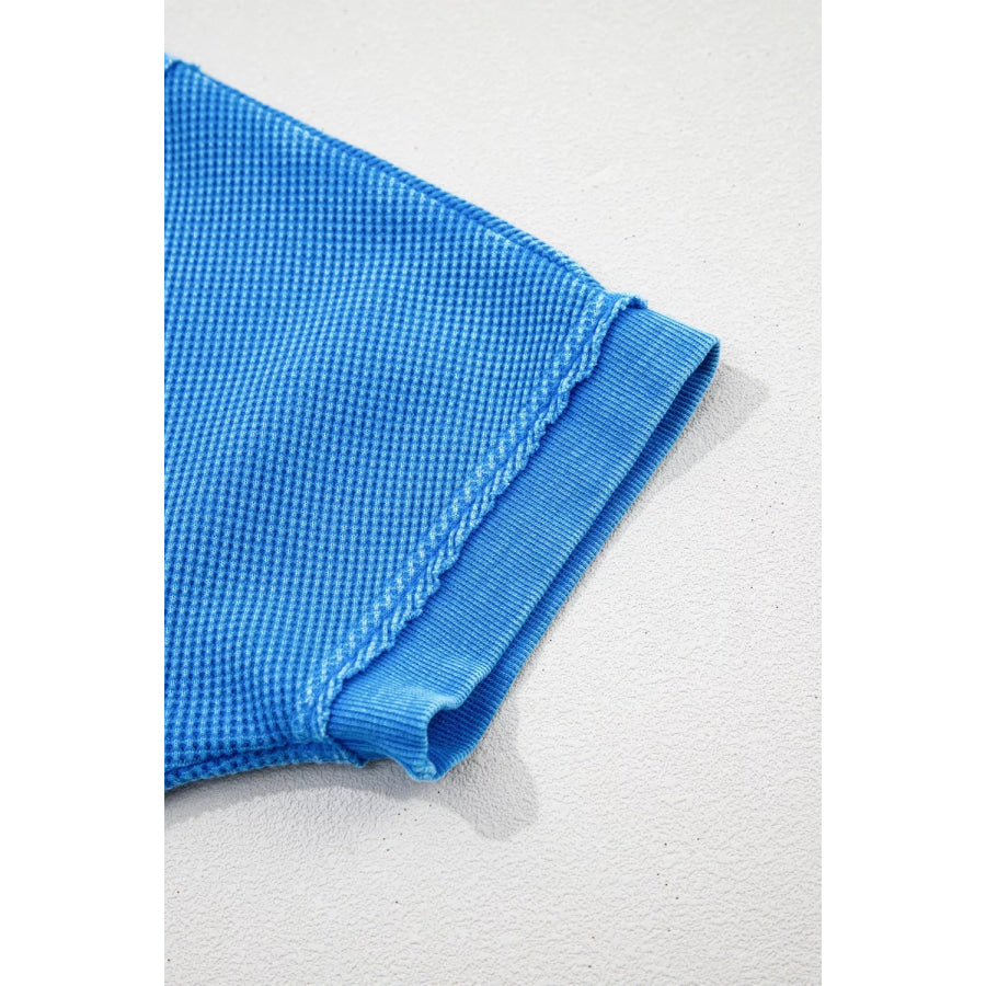 Mineral Wash Star Mesh Patchwork Oversize Tee Apparel and Accessories