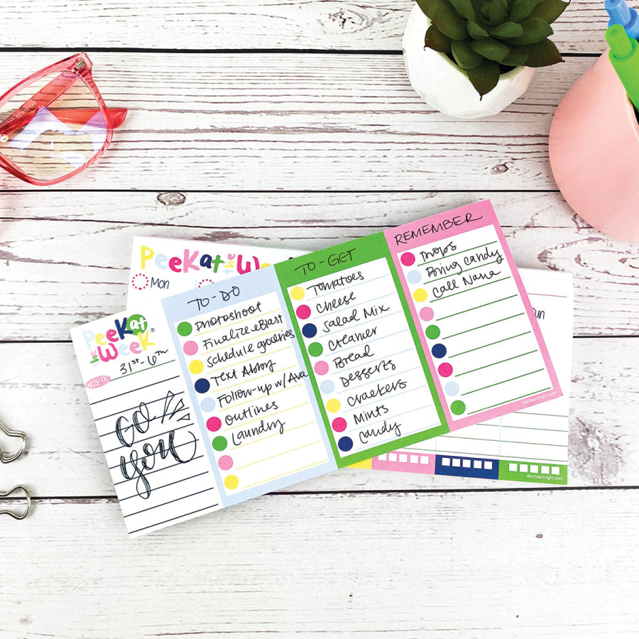 MINI Peek at the Week® Planner Pad Pads