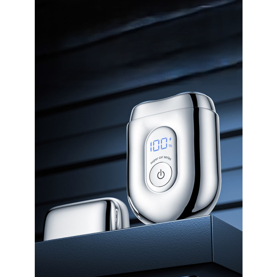 Mini Portable Waterproof Electric Shaver Silver / One Size Apparel and Accessories