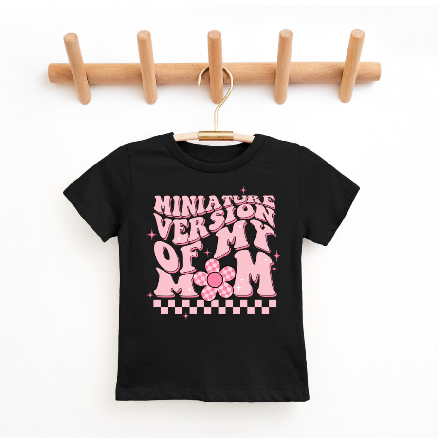 Miniature Version My Mom Youth &amp; Toddler Graphic Tee 2T / Black Youth Graphic Tee