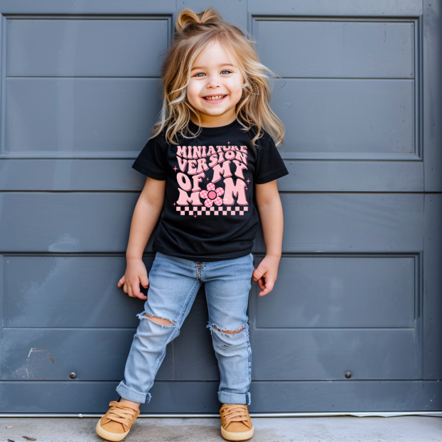 Miniature Version My Mom Youth &amp; Toddler Graphic Tee Youth Graphic Tee