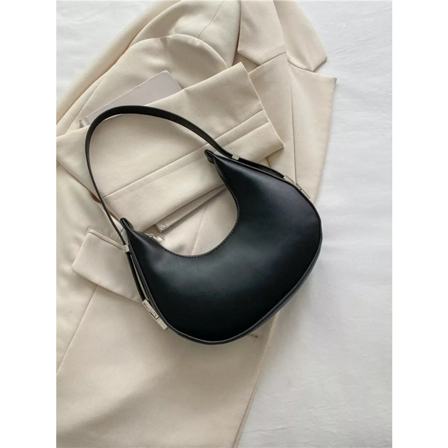 Minimalist Crescent Shoulder Bag Black / onesize Apparel and Accessories
