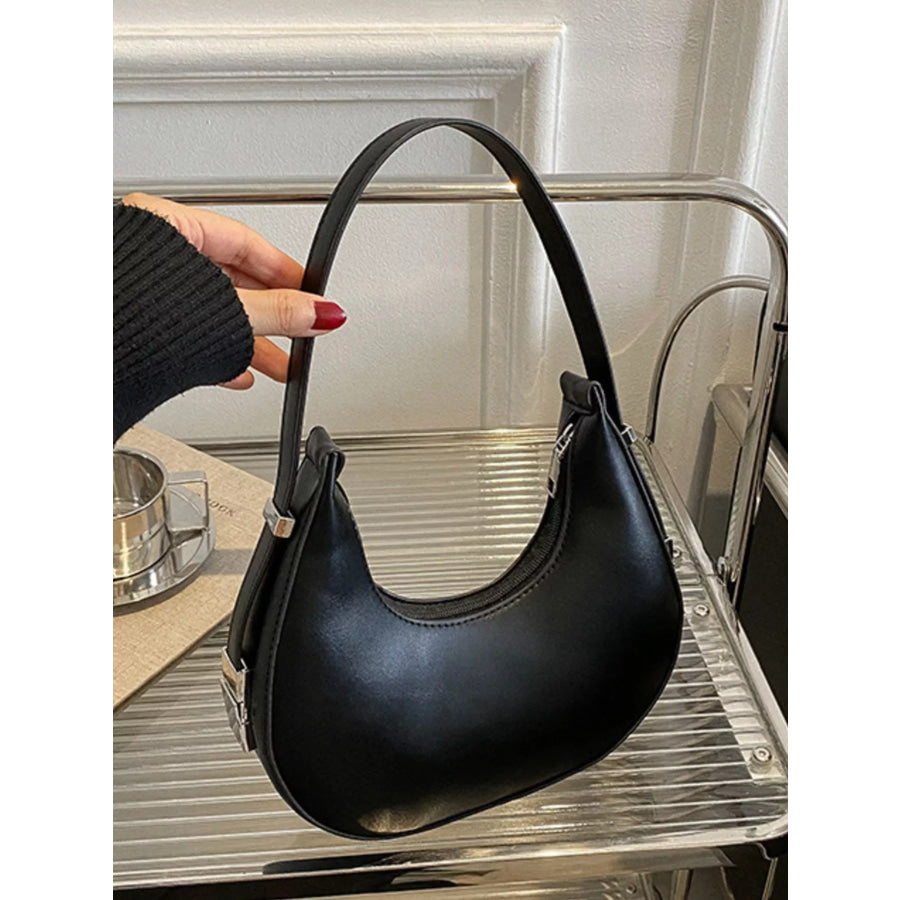 Minimalist Crescent Shoulder Bag Black / onesize Apparel and Accessories