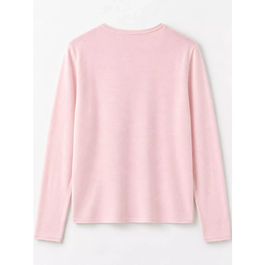 Minimalist Lightweight Crew Neck Cardigan with Chest Pocket Apparel and Accessories