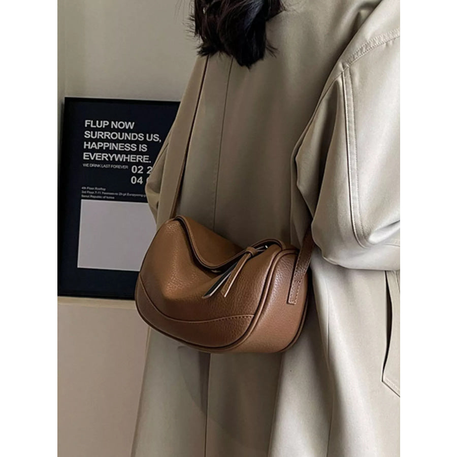 Minimalist Style Leather Crossbody Bag Apparel and Accessories