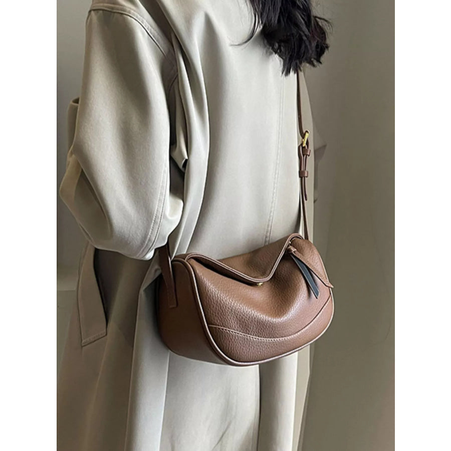 Minimalist Style Leather Crossbody Bag Apparel and Accessories