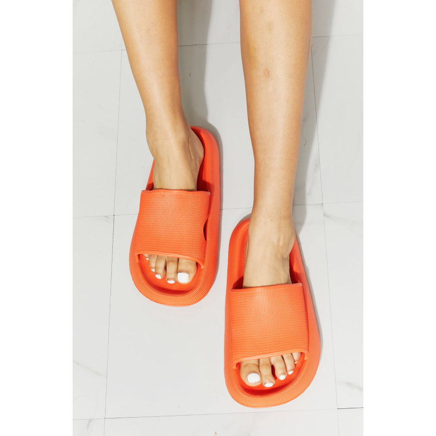 MMShoes Arms Around Me Open Toe Slide in Orange Orange / 6 footwear