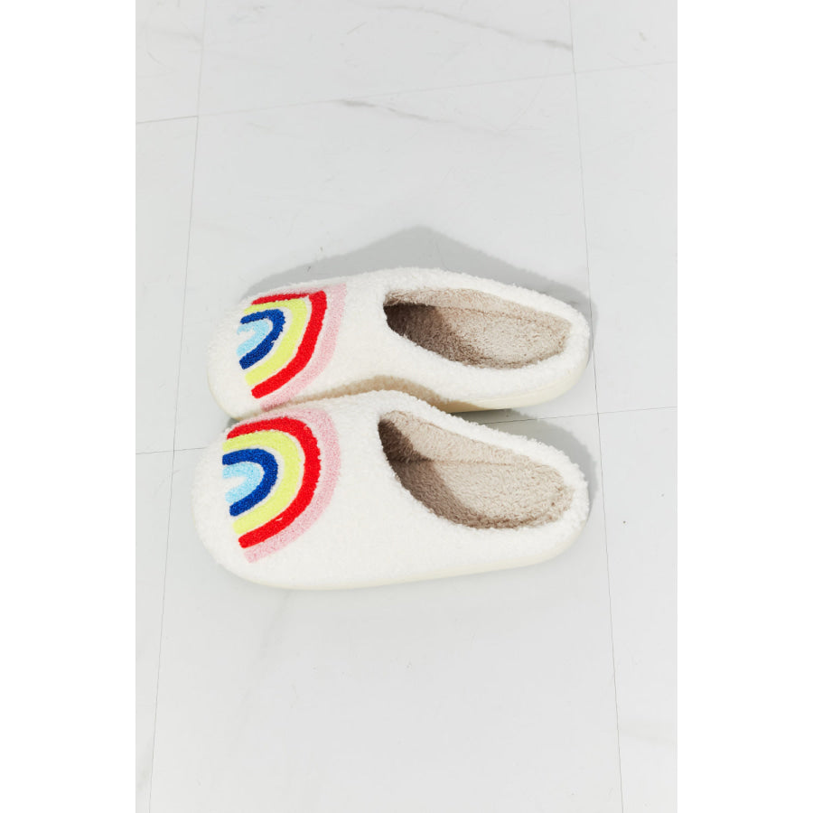 MMShoes Rainbow Plush Slipper footwear