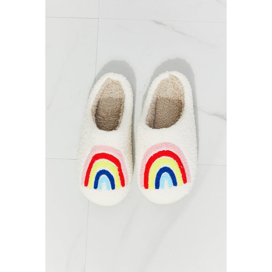 MMShoes Rainbow Plush Slipper footwear