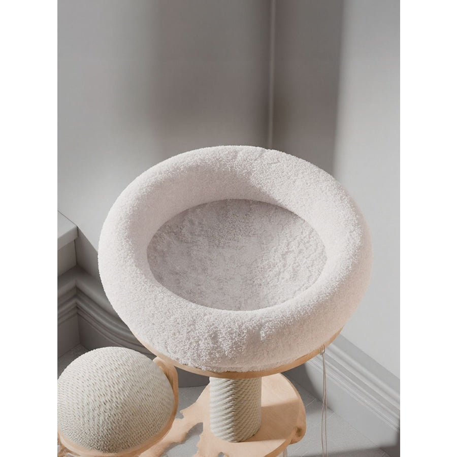 Modern Plush Cat Tree with Scratching Post Apparel and Accessories