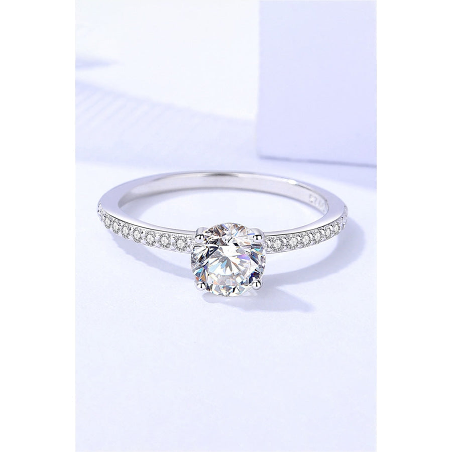 Moissanite 2-Piece 925 Sterling Silver Ring