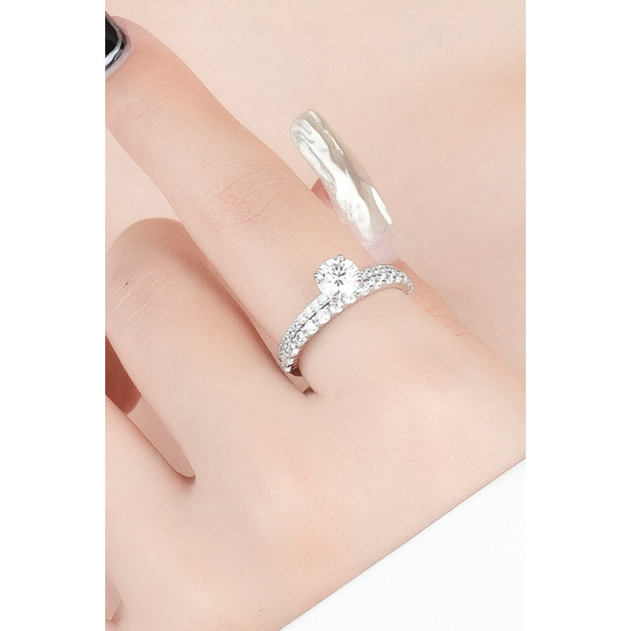 Moissanite 2-Piece 925 Sterling Silver Ring