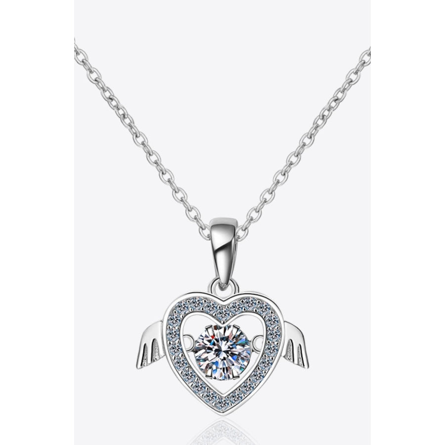 Moissanite 925 Sterling Silver Necklace Silver / One Size