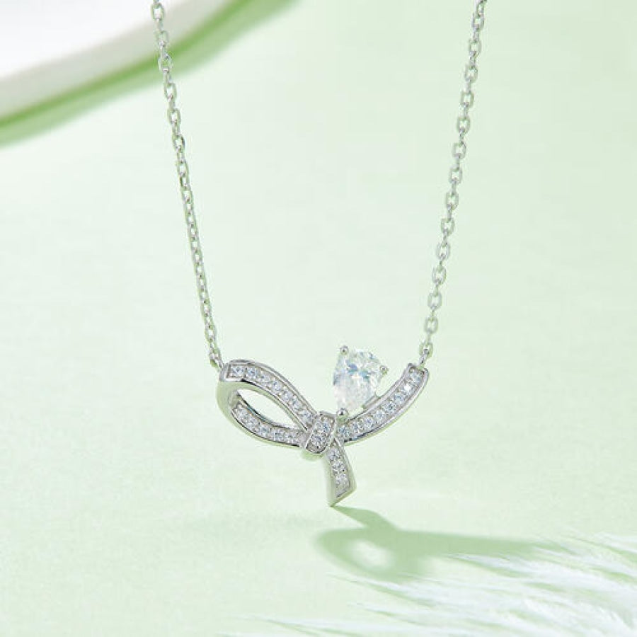 Moissanite 925 Sterling Silver Necklace Silver / One Size