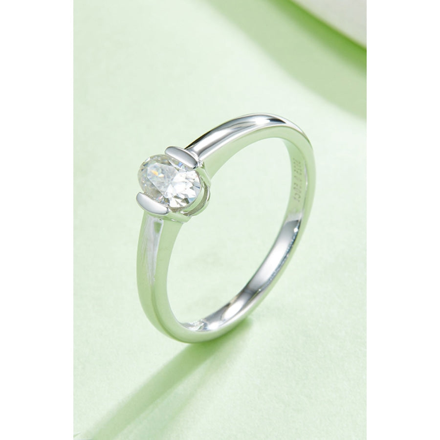 Moissanite 925 Sterling Silver Solitaire Ring