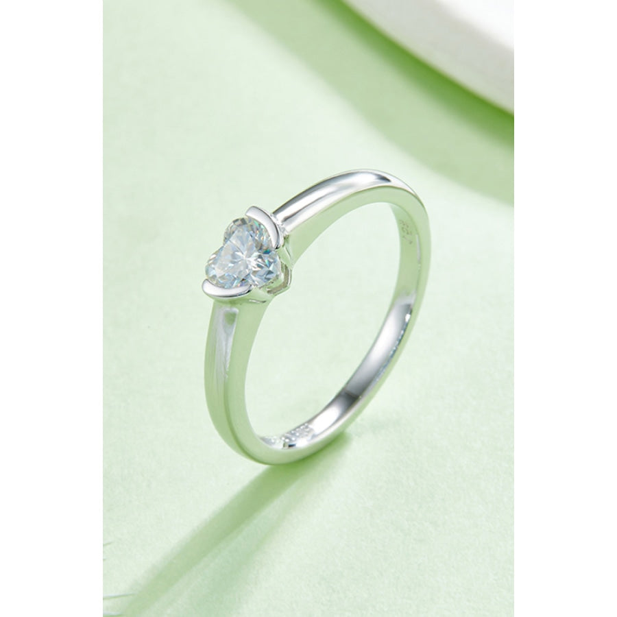 Moissanite 925 Sterling Silver Solitaire Ring