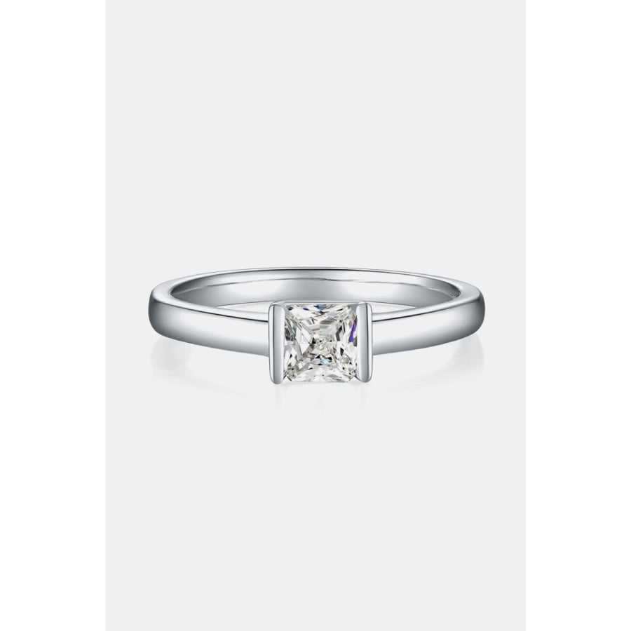 Moissanite 925 Sterling Silver Solitaire Ring