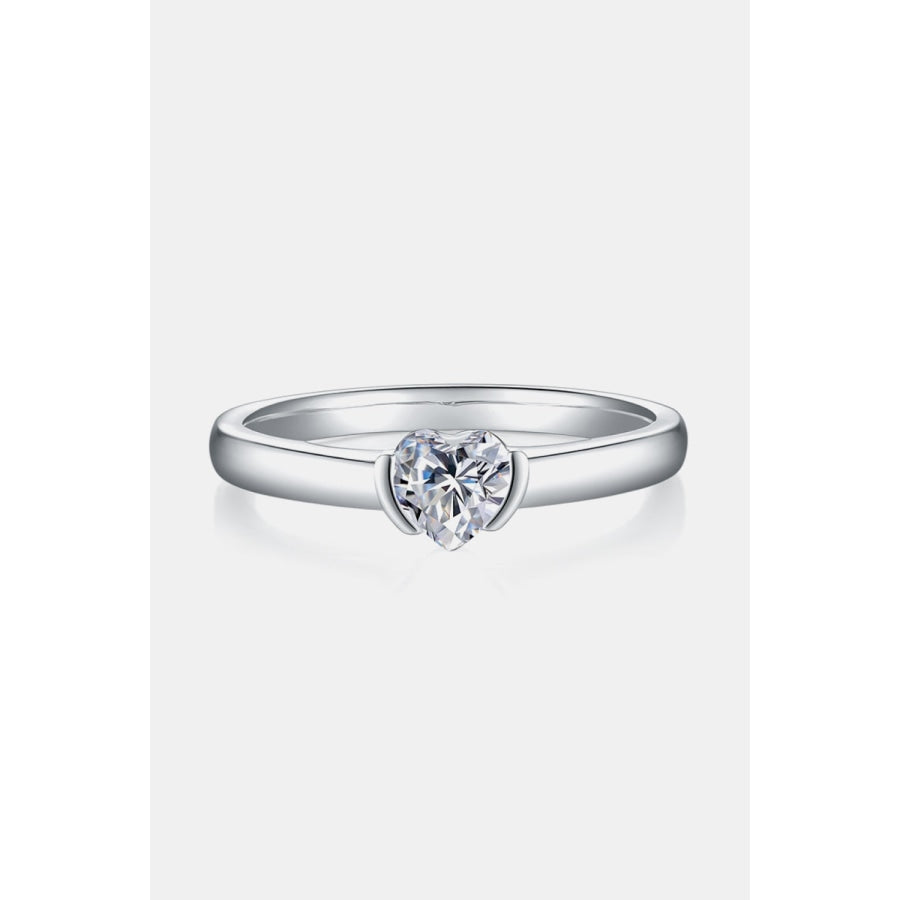 Moissanite 925 Sterling Silver Solitaire Ring