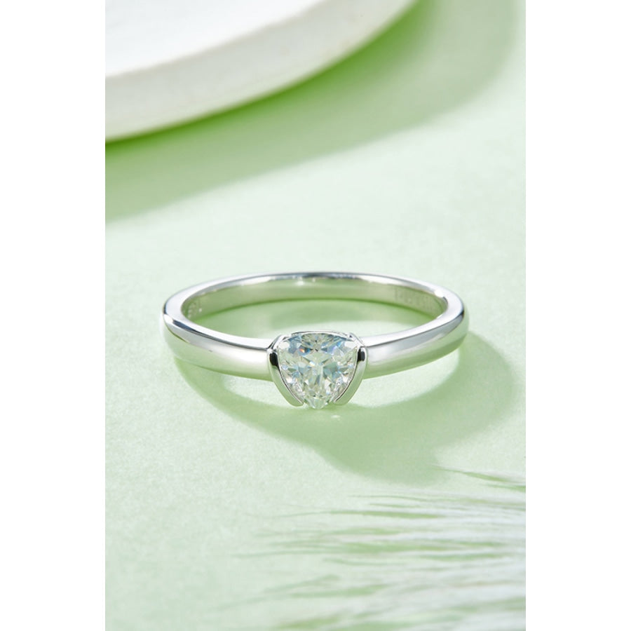 Moissanite 925 Sterling Silver Solitaire Ring