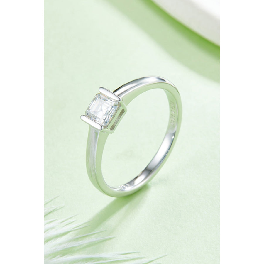 Moissanite 925 Sterling Silver Solitaire Ring