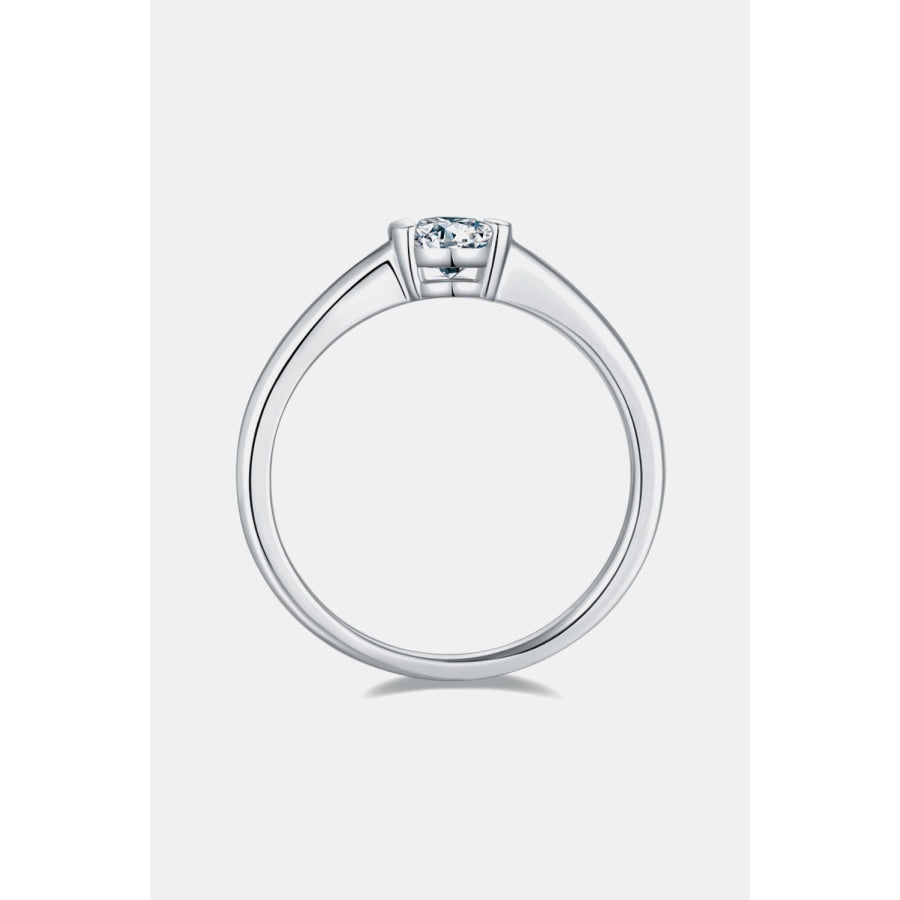 Moissanite 925 Sterling Silver Solitaire Ring