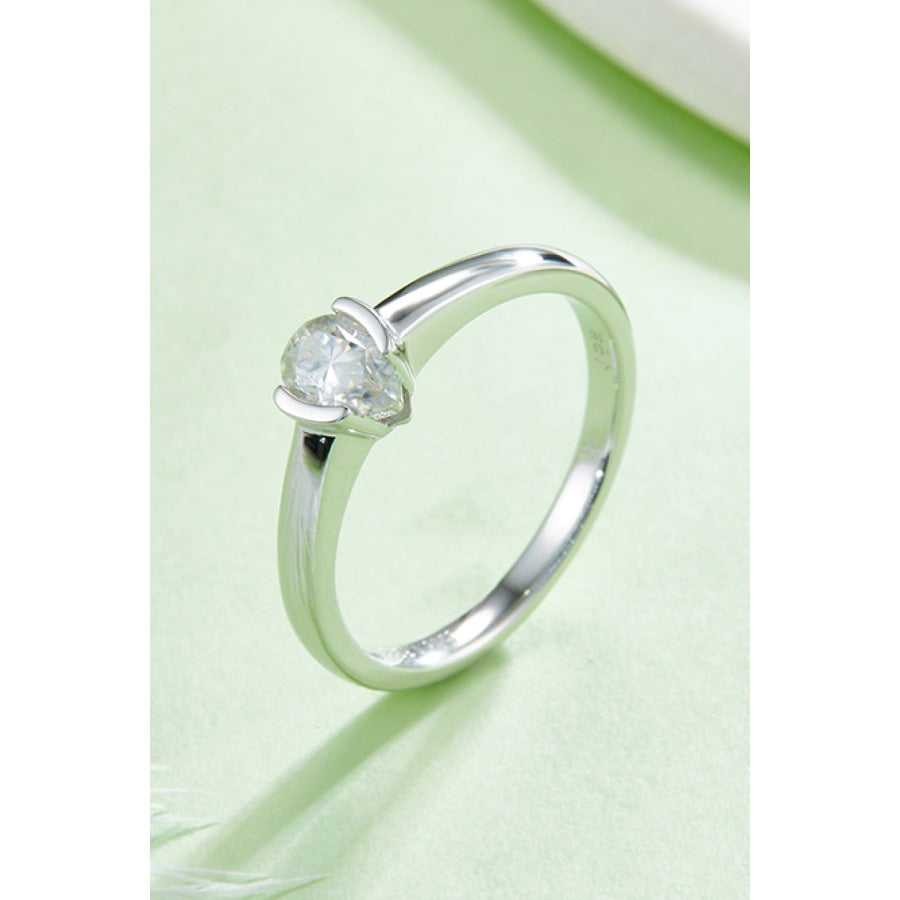 Moissanite 925 Sterling Silver Solitaire Ring