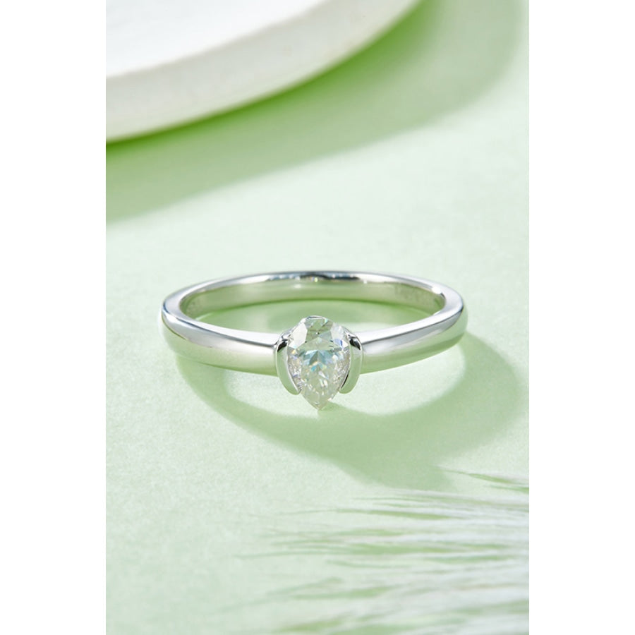 Moissanite 925 Sterling Silver Solitaire Ring