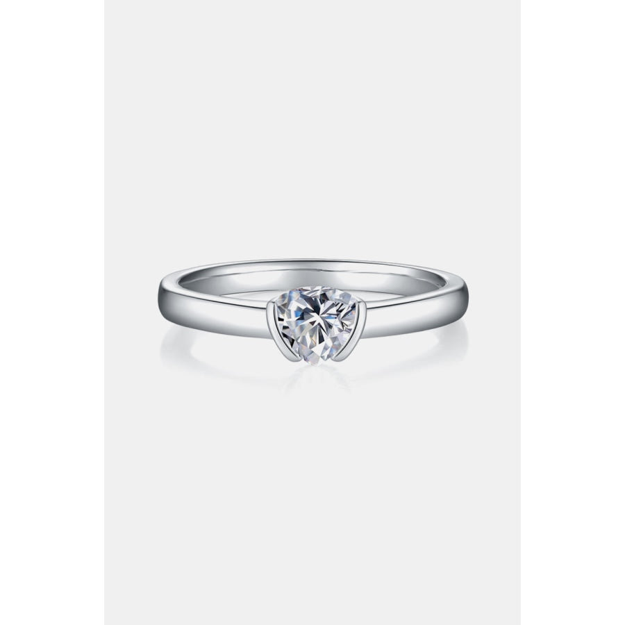 Moissanite 925 Sterling Silver Solitaire Ring