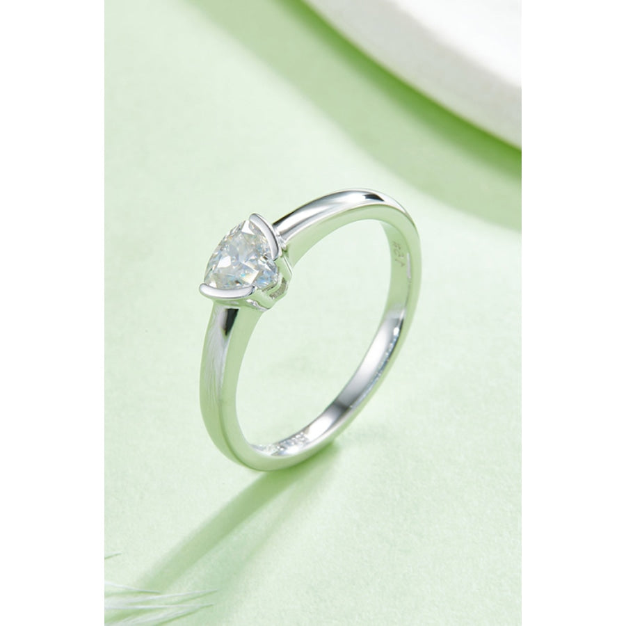 Moissanite 925 Sterling Silver Solitaire Ring