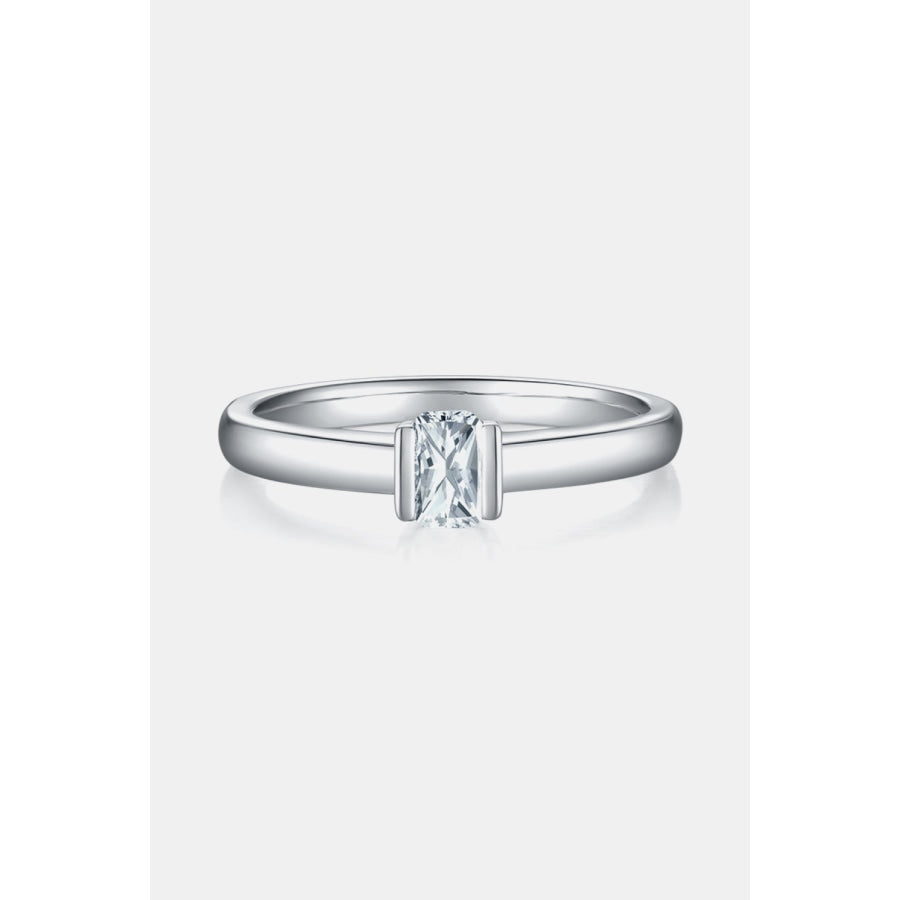 Moissanite 925 Sterling Silver Solitaire Ring