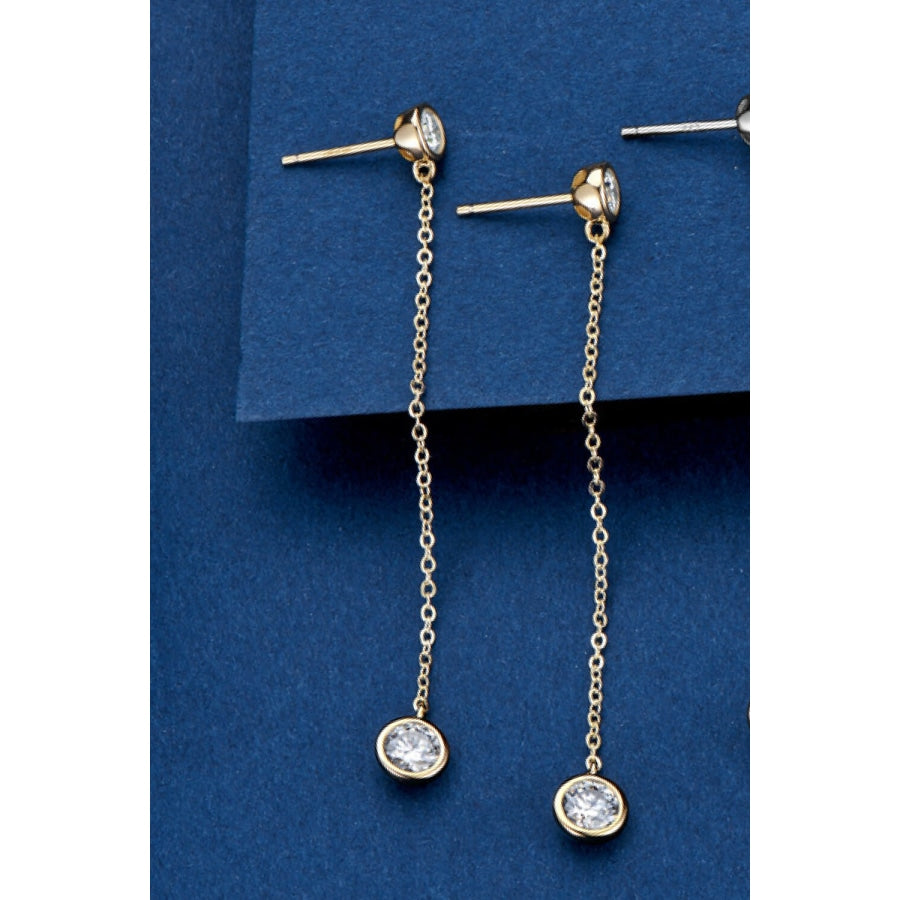 Moissanite Chain Earrings