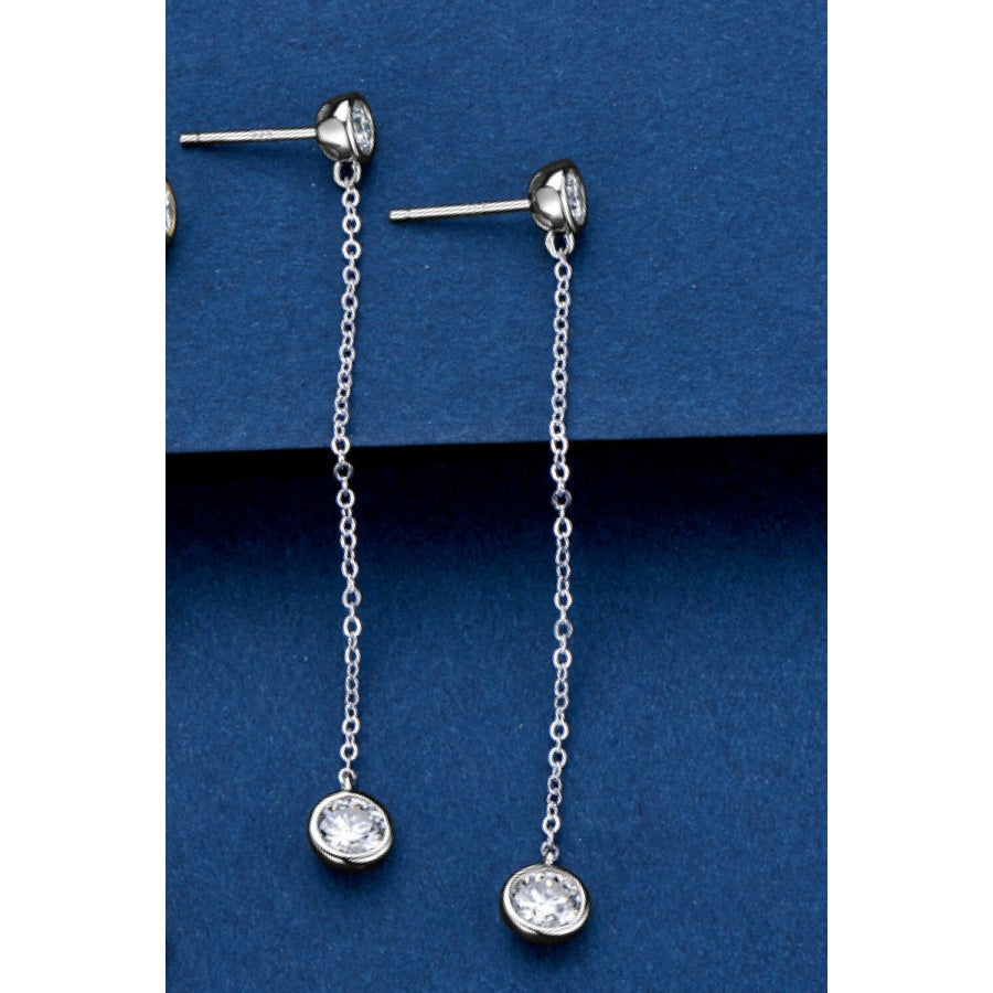 Moissanite Chain Earrings